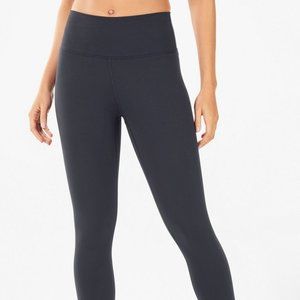 Fabletics High-Waisted PowerHold® 7/8 Dark Gray